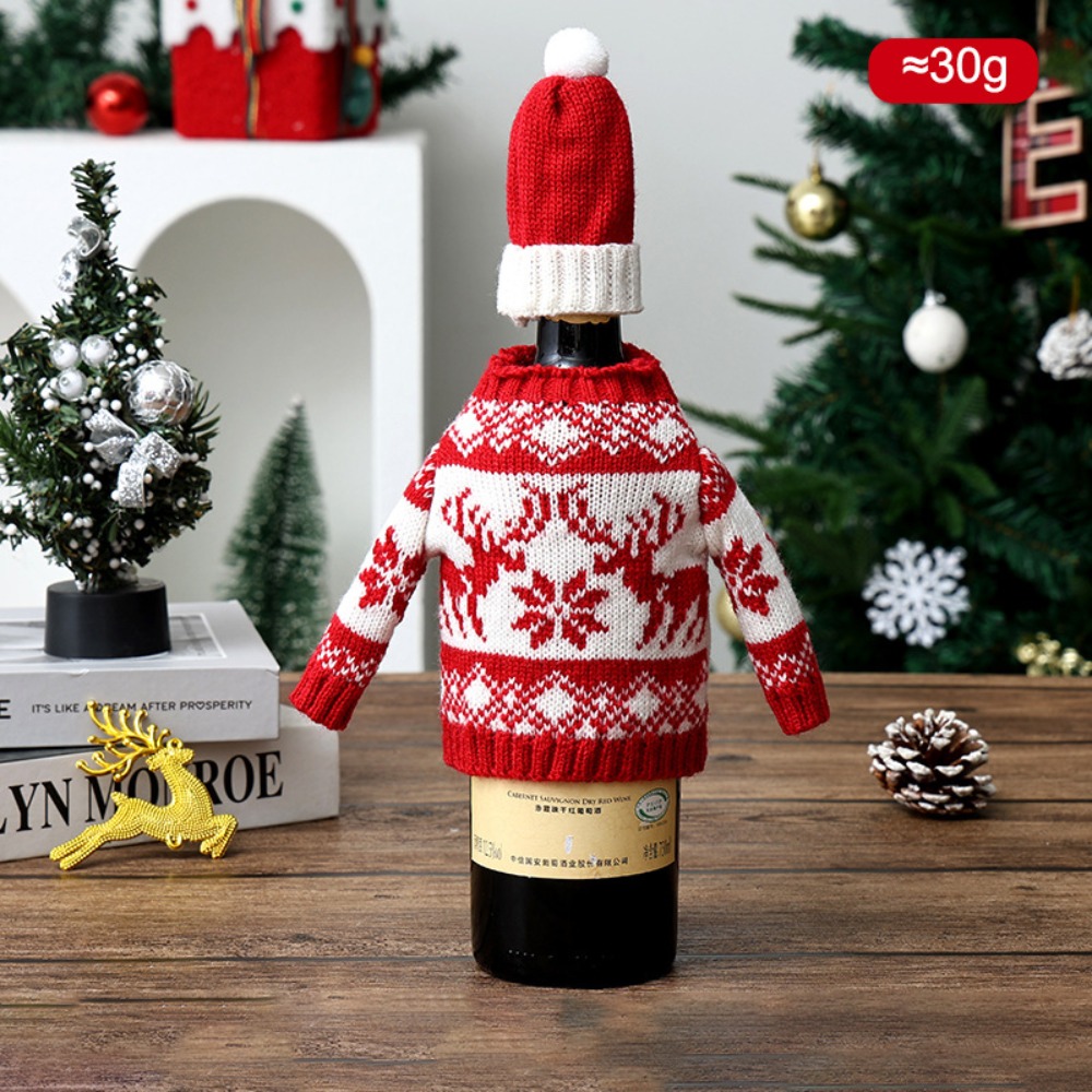 Wine Beer Hat - Pokrowiec na butelkę wina z motywem