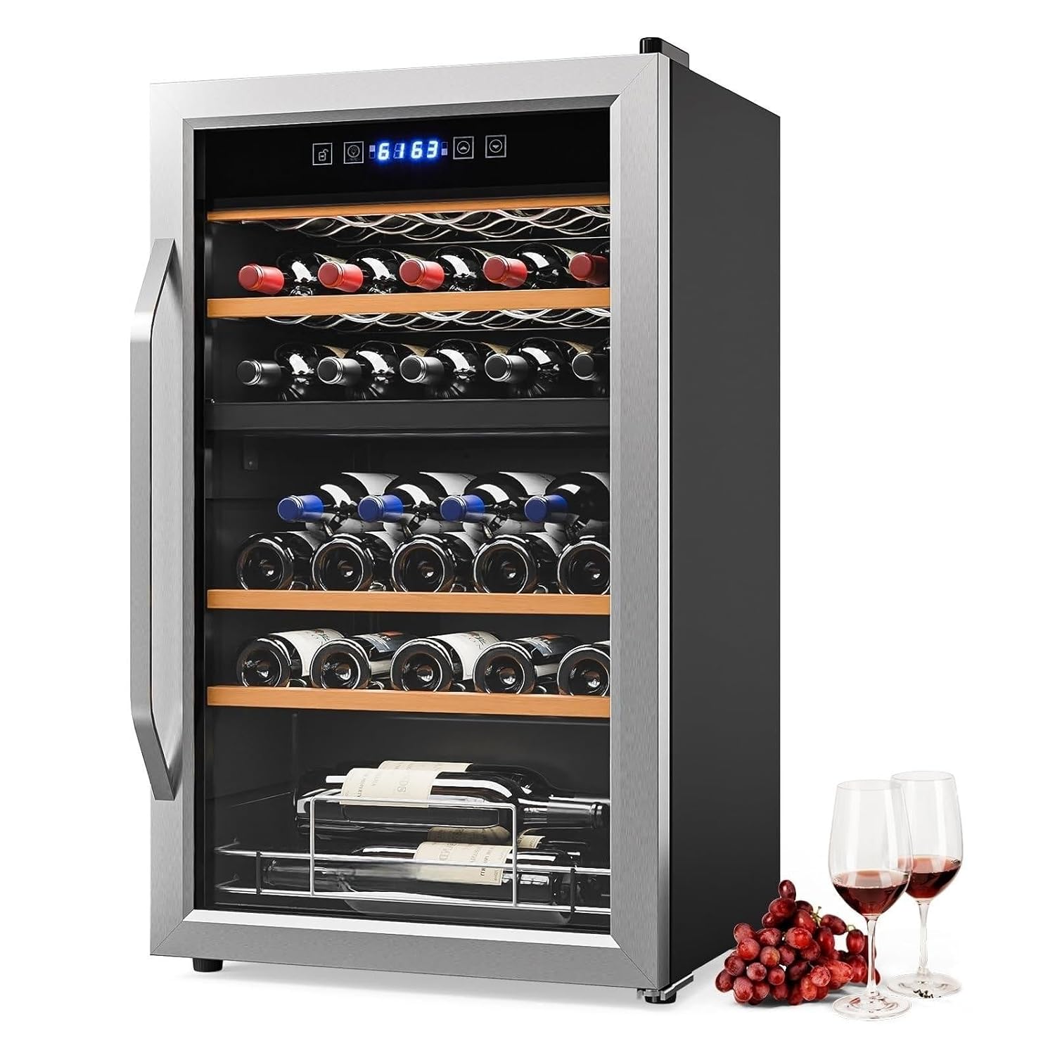 Wine Beer Dual Zone - Chłodziarka do wina na 33 butelki