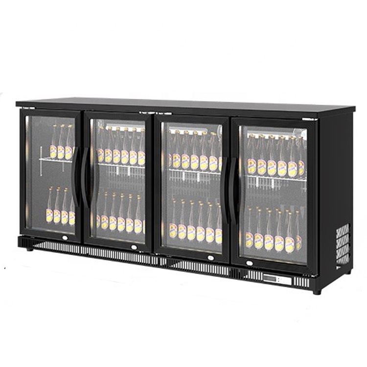 Wine Beer Dual Zone - Profesjonalne wyposażenie barowe Czterodrzwiowa chłodziarka pod