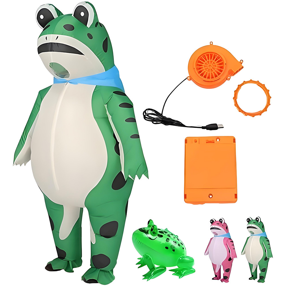 Cocktail Shaker Set - ZOETOPKID Nadmuchiwany Kostium Żaby do Cosplayu,