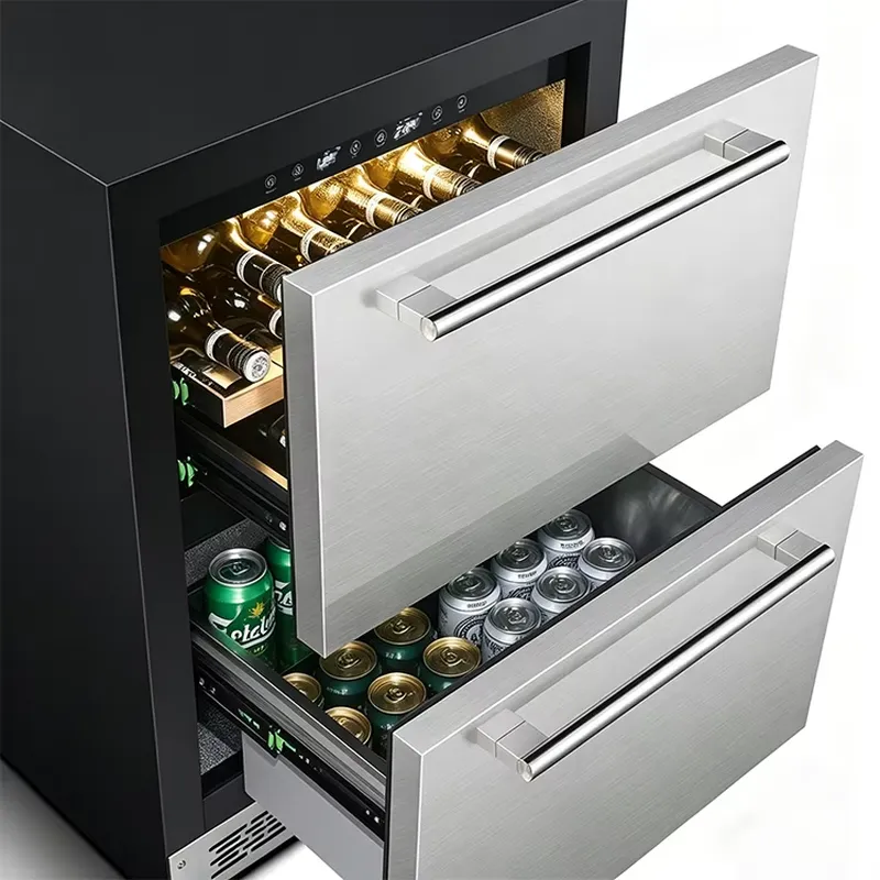 Czarna, wytrzymała lodówka ze  – Wine Beer Dual Zone recenzja i cena